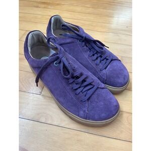 Birkenstock Bend Low Purple Suede Gum Sole Sneakers Mens 9 Womens 11 EU 42